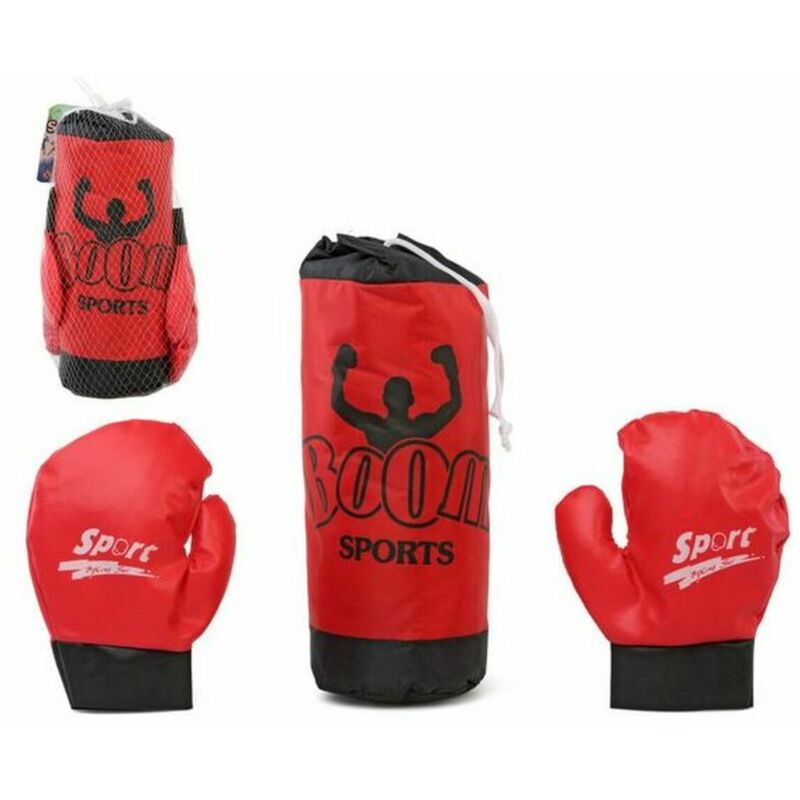 

Saco de Boxeo & Guantes Rojo - Bigbuy Outdoor