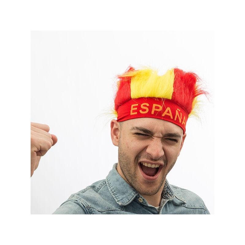 

BigBuy Party Gorro Peluca Bandera de España Th3 Party