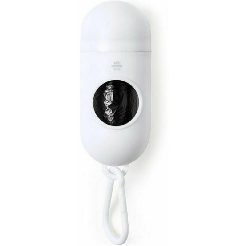 

Bigbuypets - BigBuy Pets Dispensador de Bolsas 146681 Antibacteriano Blanco