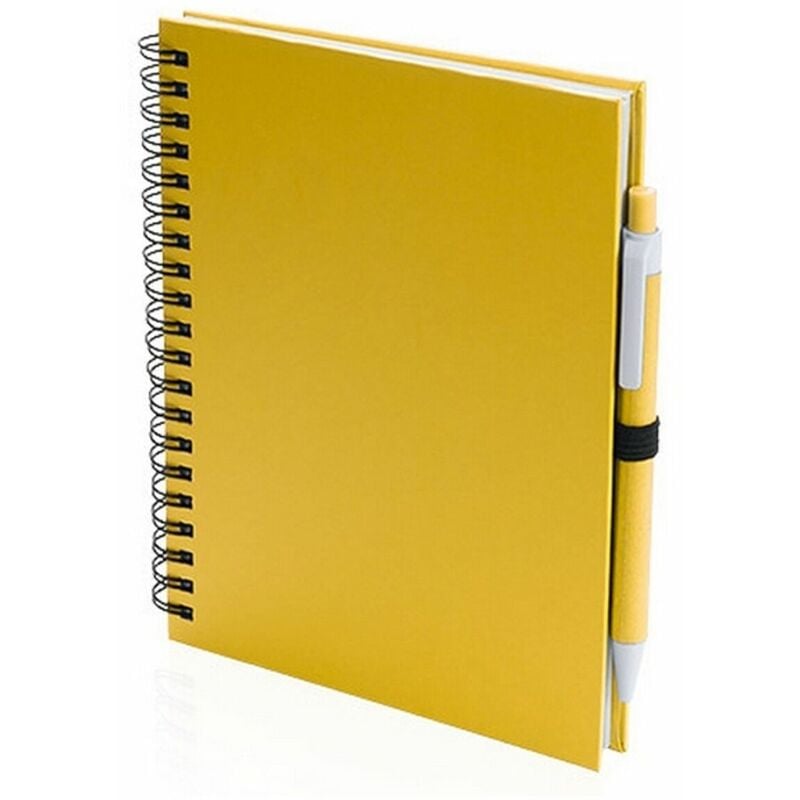 

BigBuy School Libreta de Anillas con Bolígrafo 144729 Amarillo
