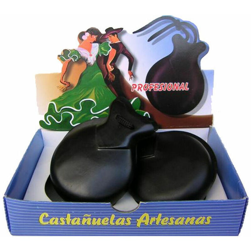

BigBuy Sport Castañuelas CASTAÑUELAS-BLK Negro (9 x 7 cm)