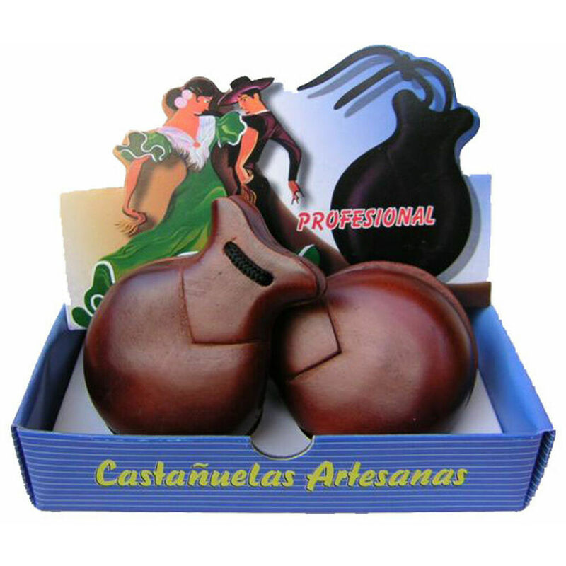 

BigBuy Sport Castañuelas CASTAÑUELAS-MRR Marrón (9 x 7 cm)