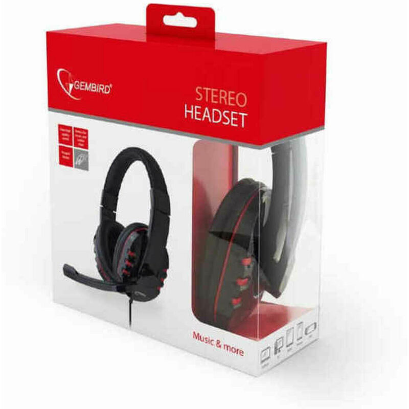 

BigBuy Tech Auriculares Bluetooth con Micrófono Control Vol Negro