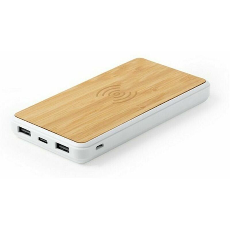 

Power Bank con Cargador Inalámbrico 146273 Natural - Bigbuy Tech