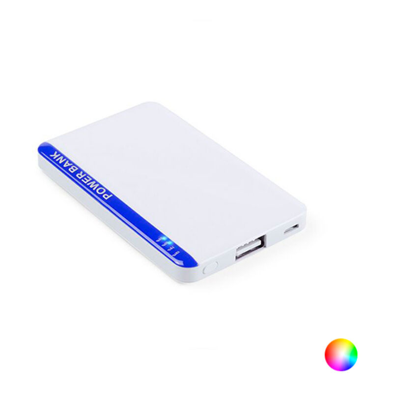 

Power Bank Extraplano con Micro USB 144744 2200 mAh Azul - Bigbuy Tech