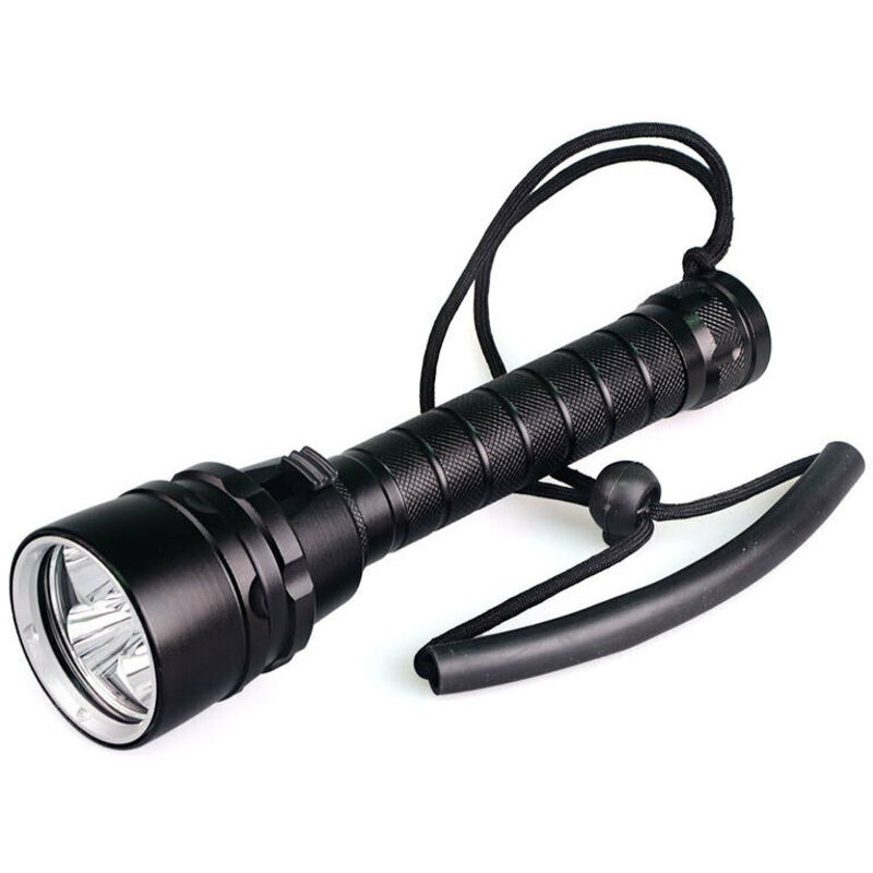 BigMac Cree L2 led Plongée sous-Marine Lampe Torche 100M Submarine étanche Batterie Rechargeable Lumière et Chargeur Inclus - Tigrezy