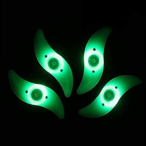 Bike a parlé de lumière, a parlé décoration imperméable à vélo Roue lumière vélo Jante de Pneu a parlé de lumière avec 3 Modes Flash LED