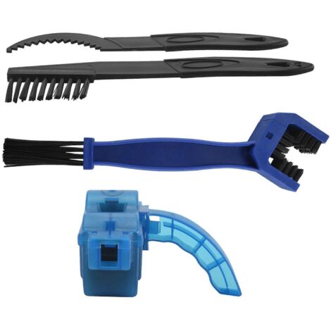 Bike Chain Scrubber, 4-Piece Portable Mountain Clean Brush Kit--