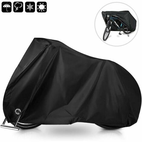 Bike Cover, Waterproof Bike Cover Waterproof Bicycle Cover Dustproof UV Protection Bicycle Rain Cover for MTB and Road Bike 200x70x110cm LangRay