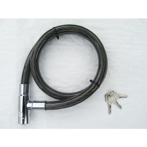 Bike Lock with Keys 22MM (Heavy Duty Bicycle Lightweight Security Cable)