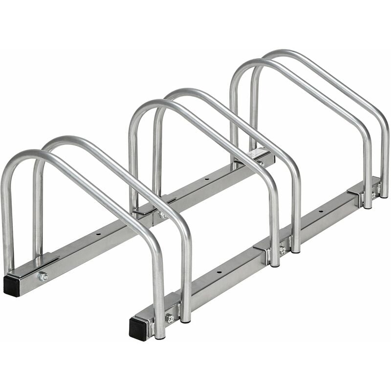 Bike rack - bike stand, wall bike rack, garage bike rack - 3 - silver