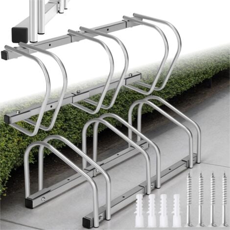 Bike Rack, for ground or wall-mounting - bike stand, wall bike rack, garage bike rack - 3