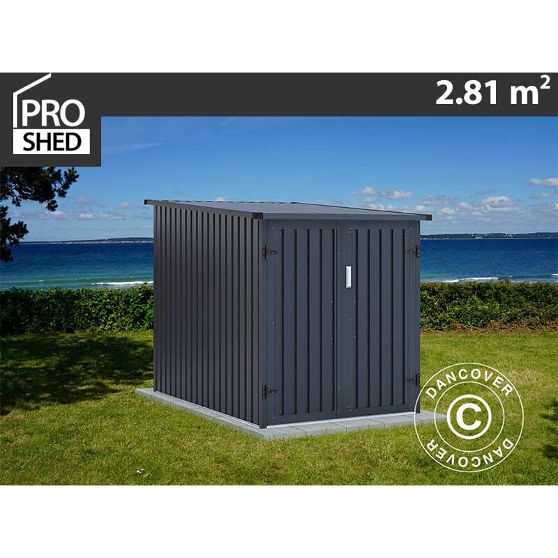 Bike shed 1.42x1.98x1.57 m ProShed®, Anthracite