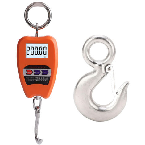 Bilancia A Gancio Digitale 300kg - Precisione +/-50g, Display LCD, Tara | Per Magazzino E Industria - Foto 6