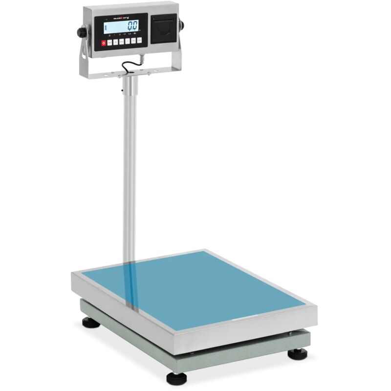 Image of Steinberg Systems - Bilancia a piattaforma - 300 kg / 10 g - 60 x 45 cm - lcd con stampa etichette