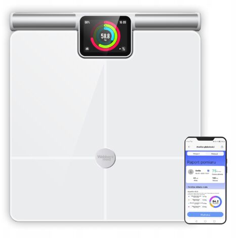 Bilancia analitica da bagno 57 parametri Apple Health, Google Fit, WIFI