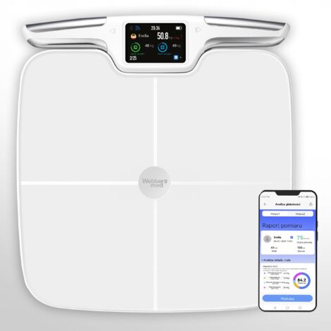Bilancia analitica da bagno 57 parametri Apple Health, Google Fit, WIFI
