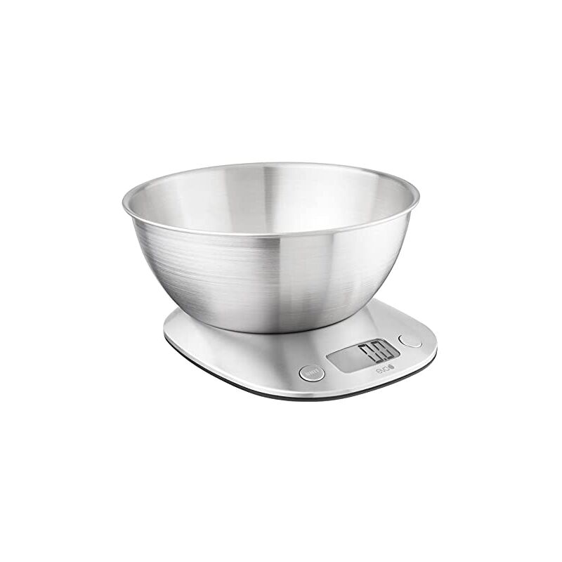 Image of Eva Collection - Bilancia da cucina digitale con ciotola Eva 5 Kg 033352 silver