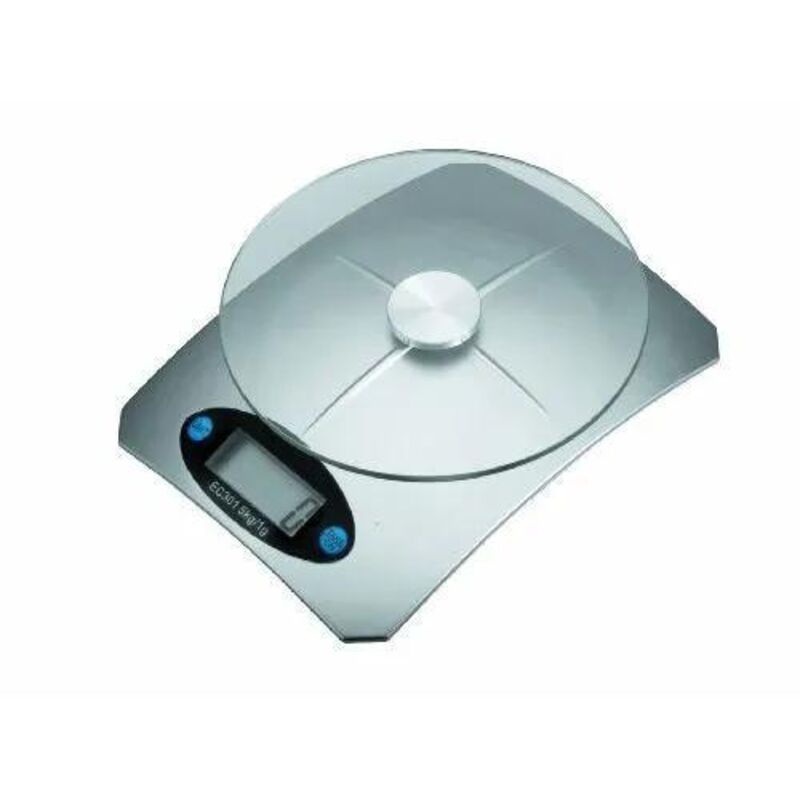 Bilancia cucina Lacor elettronica 5 kg metallo LCD