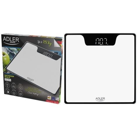 Bilancia da bagno AD 8174 bianca - LED