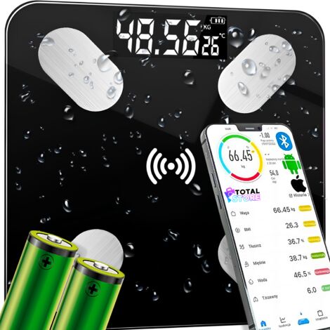 BILANCIA DA BAGNO ELETTRONICA ANALITICA BLUETOOTH PRECISA SMART 25IN1