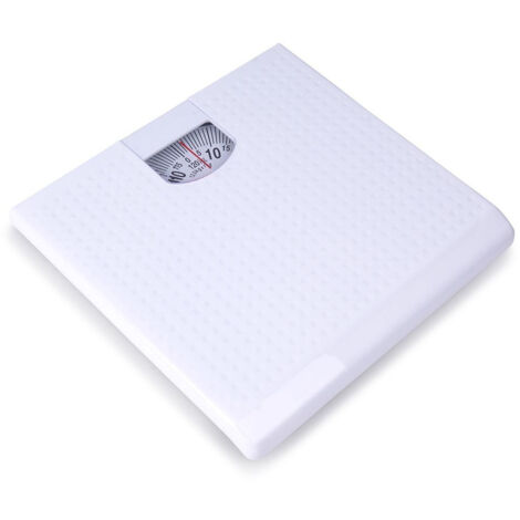 Bilancia da bagno meccanica bianca 120 kg