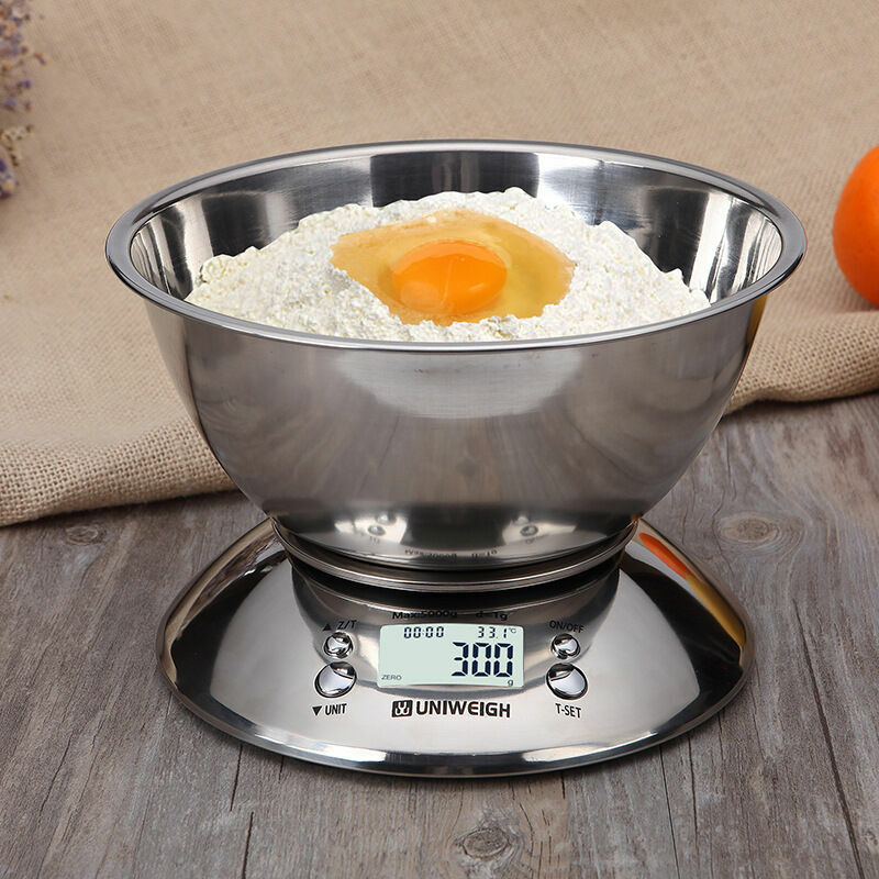 Bilancia da cucina analogica con vassoio di