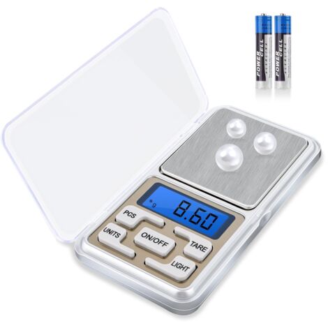 Bilancia da cucina di precisione, bilancia da cucina di precisione 0,01 g/500 g, bilancia da cucina LCD retroilluminata, mini bilancia alimentare multifunzionale da viaggio per cucina