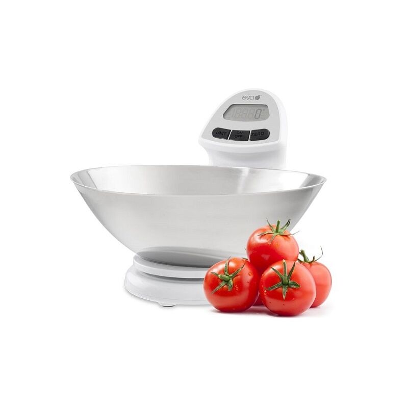 Image of Bilancia da cucina digitale con ciotola Eva pesa alimenti 5 Kg 033355