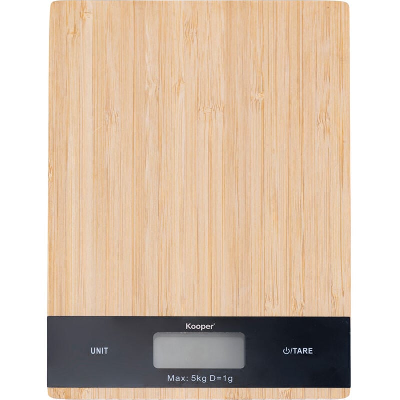 Image of Bilancia da cucina digitale in bamb 155x225x24 Kooper