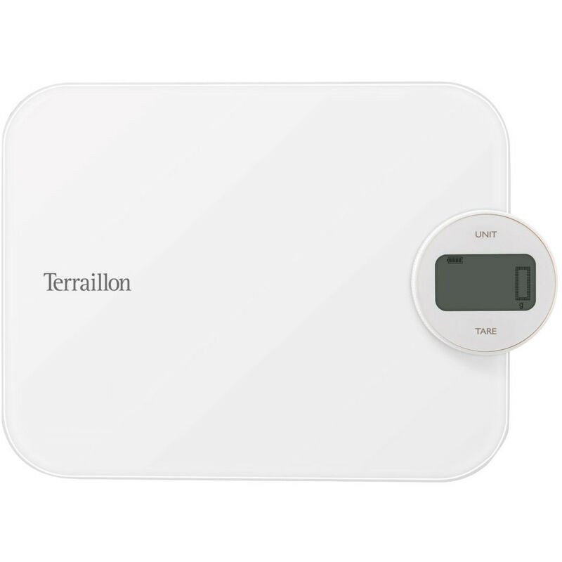Image of Terraillon - bilancia da cucina elettronica 5kg - 1g bianca - 14750