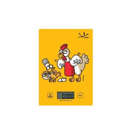 bilancia da cucina JATA 731K Giallo 5 kg