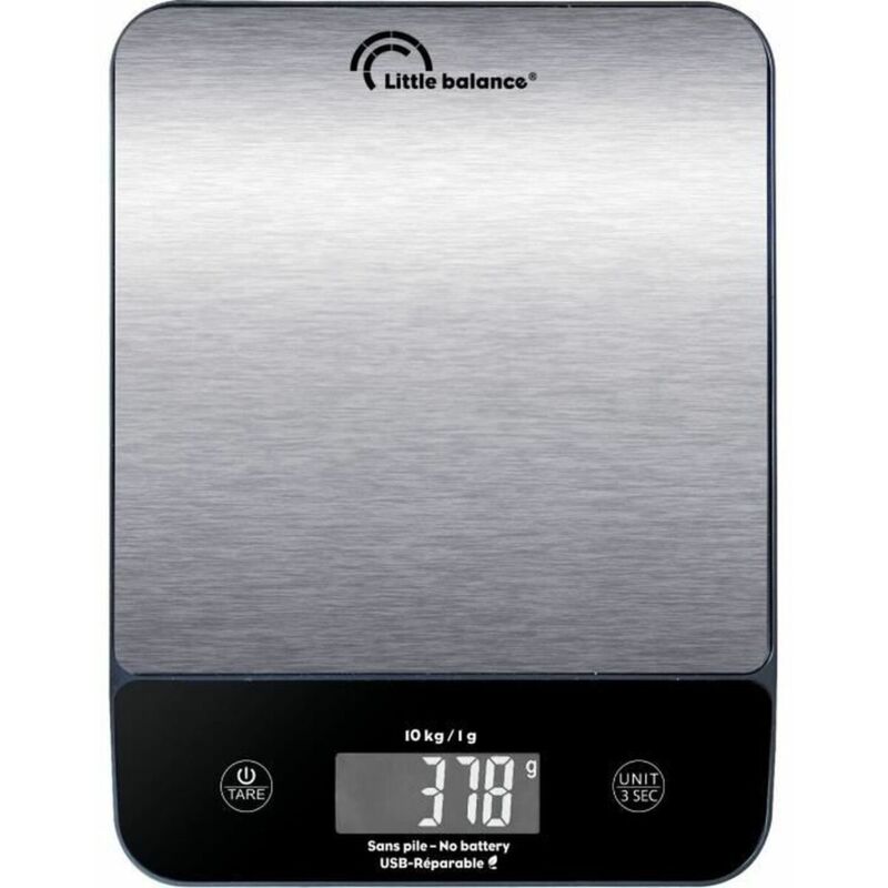 Bilancia Da Cucina Little Balance 10 Kg Argentato 23,8 X 17,3 Cm