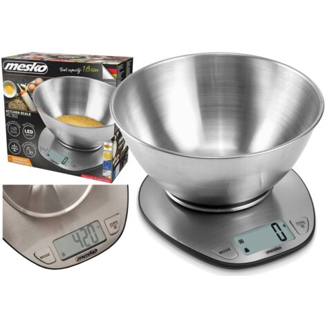 Bilancia da cucina Mesko MS3152 con ciotola