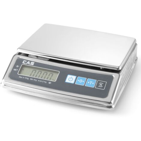 Bilancia da cucina professionale con omologazione fino a 5 kg 1/2 g CAS - Hendi 580288