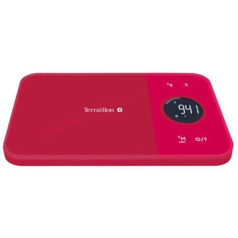 Bilancia da cucina Terraillon Cranberry rossa precisa