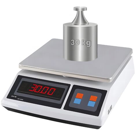 Bilancia da negozio con display, fino a 30 kg, funzione tara, spegnimento automatico HDWR wagPRO-S30