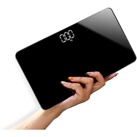 SUNXURY Bilancia da viaggio per il peso corporeo, Venugopalan, piccola bilancia portatile per il peso corporeo, bilancia digitale da bagno con specchio, mini bilancia elettronica per la salute personale