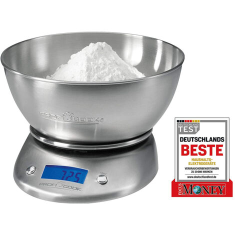 Bilancia Digitale con Ciotola in Acciaio Inox 5Kg KW 1040