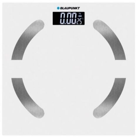 Bilancia Digitale da Bagno Blaupunkt BP5009 Bianco Vetro temperato