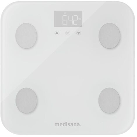 Bilancia Digitale da Bagno Medisana BS 600 connect Bianco Acciaio inossidabile