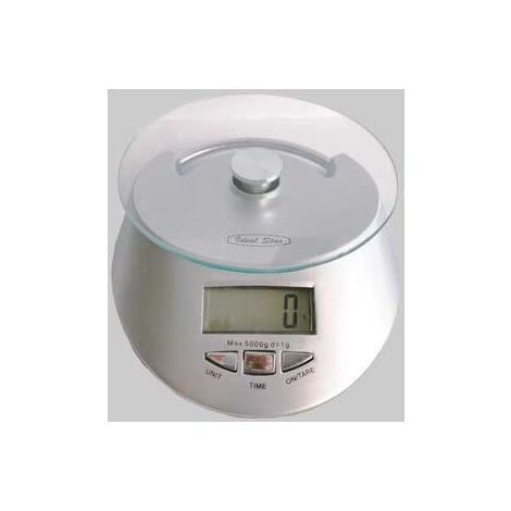 Bilancia digitale ideal star in vetro capacita 5 kg