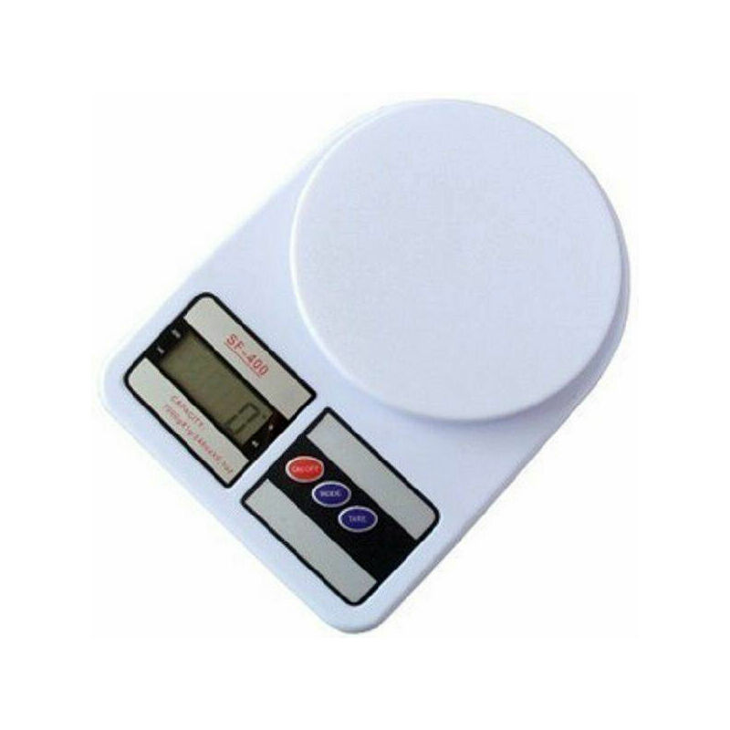 Topolenashop - bilancia digitale lcd tasto tara pesa da 1 gr a 7 kg sf 400 casa cucina