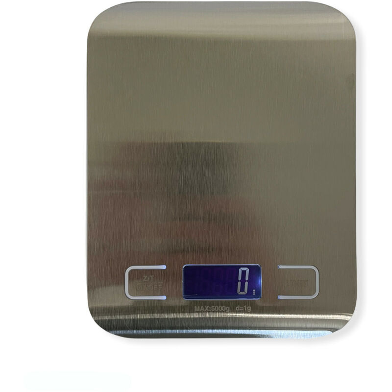 Image of Bricozone - Bilancia Digitale Smart Da Cucina 1 g / 5 kg In Acciaio Inox Inossidabile Professionale Alta Precisione Bilancino Elettronico Funzione