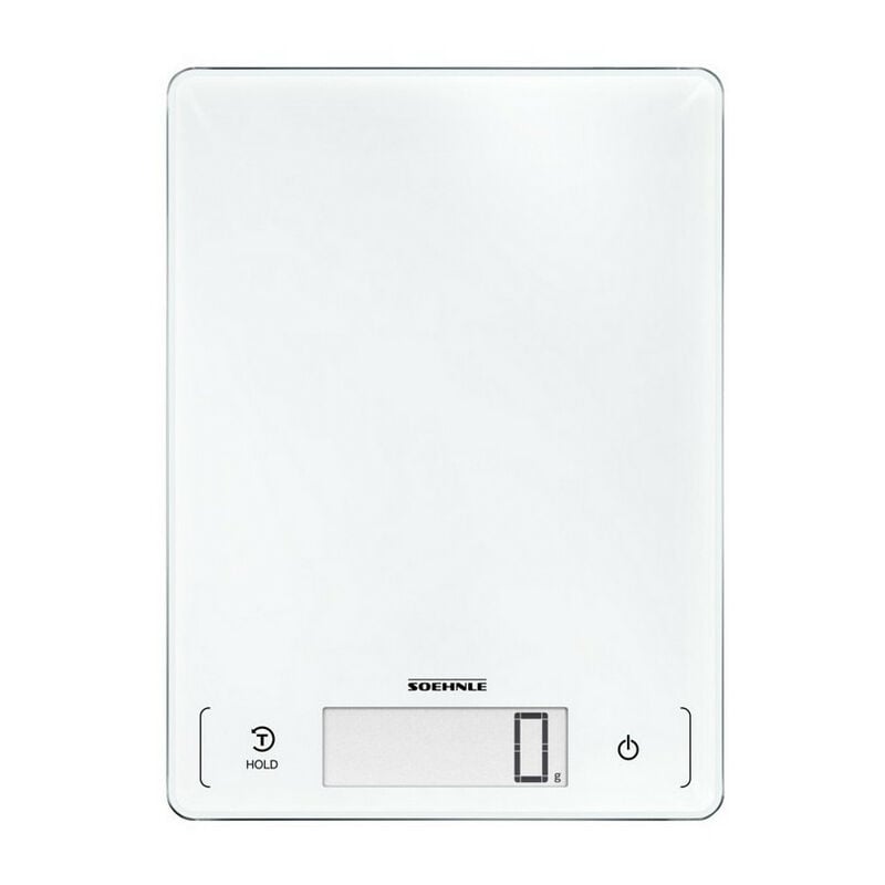 Image of Soehnle - Page Profi 300 Bilancia pesa alimenti digitale, Bilancia da cucina da 1 g a 20 kg compatta ed elegante, Bilancia cucina digitale – bianco