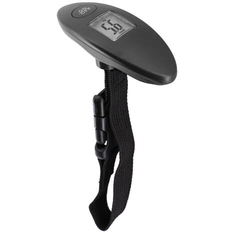 Bilancia elettronica per bagagli abs - nero - Tendance
