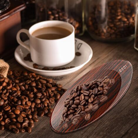 Bilancia elettronica per il tè – Piccola bilancia per il tè, Bilancia da cucina digitale, Mini bilancia per il caffè  Mini bilancia tascabile per foglie di tè, Bilancia digitale elettronica multifunzi