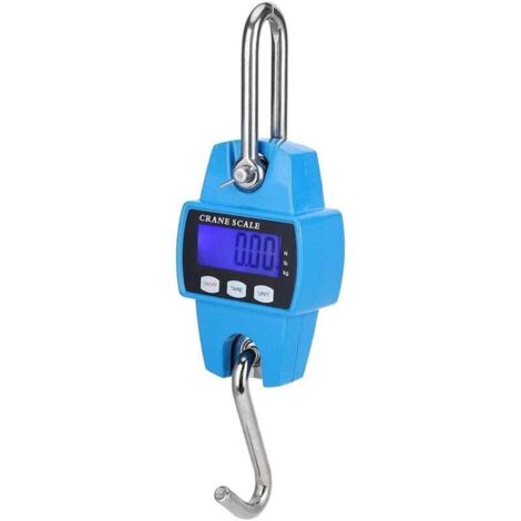 Bilancia elettronica portatile da 600 libbre/300 kg, bilancia da pesca digitale con gancio per esterni, fattoria, caccia, pesca