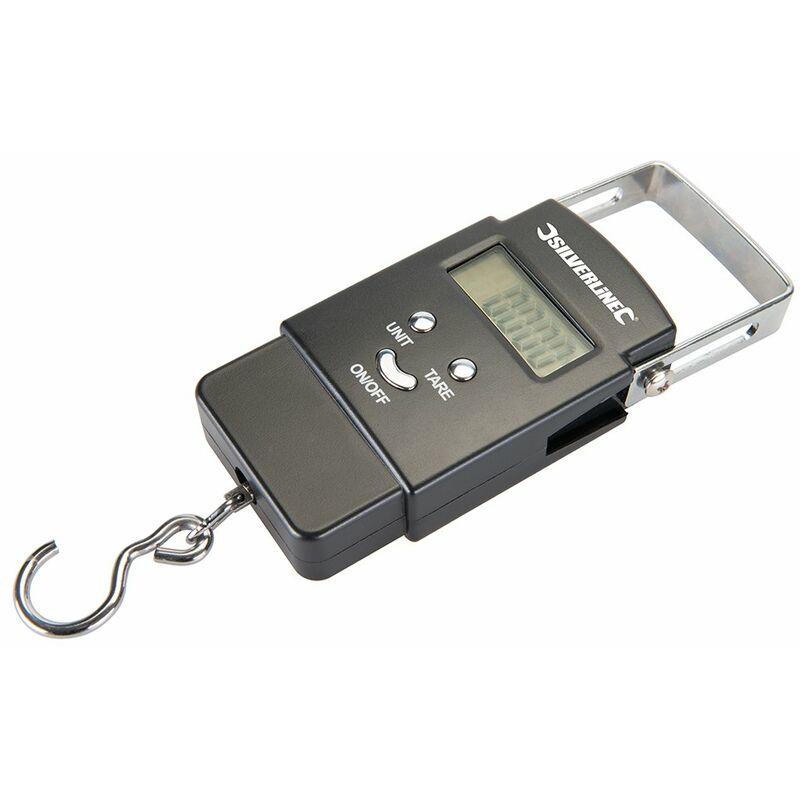 Image of Silverline - 243857, Bilancia tascabile digitale 50 kg