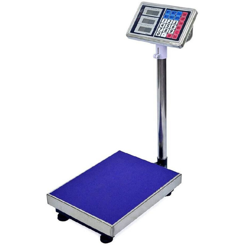 Trade Shop Traesio Bilancia Industriale Con Pedana Fino A 150 Kg Co...